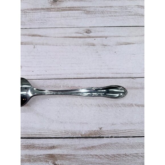 Oneida Mansfield Teaspoon Stainless Silverware Lot of 4 Replacement Floral 6" - Picture 7 of 9
